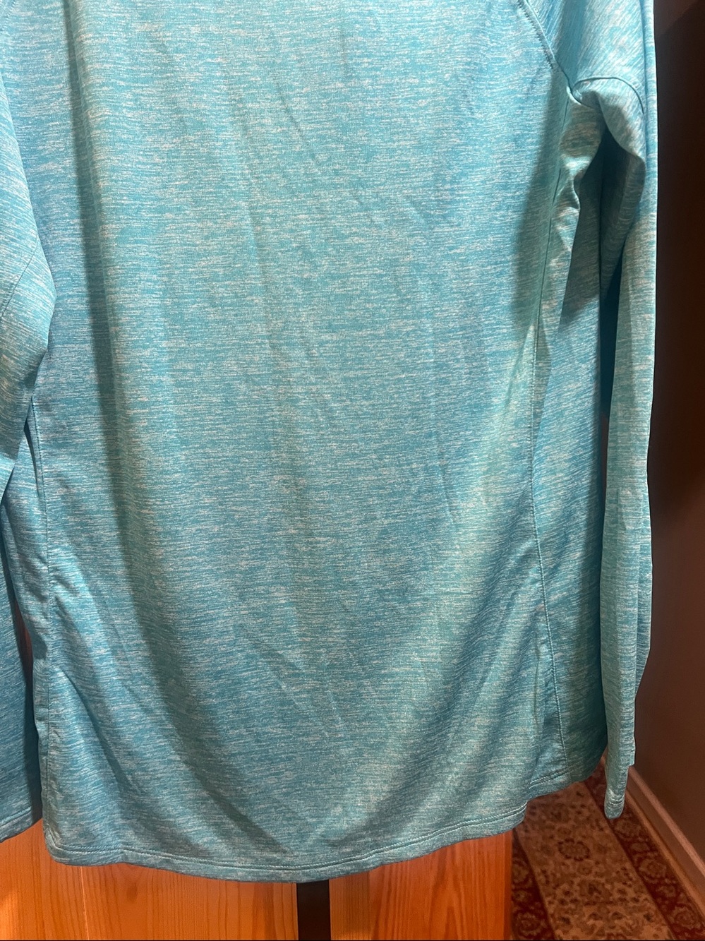 Under Armour ladies Teal Heather 1/2 -Zip Performance Pullover size x large - Picture 7 of 10